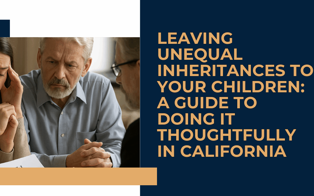 Leaving Unequal Inheritances to Your Children: A Guide to Doing It Thoughtfully in California