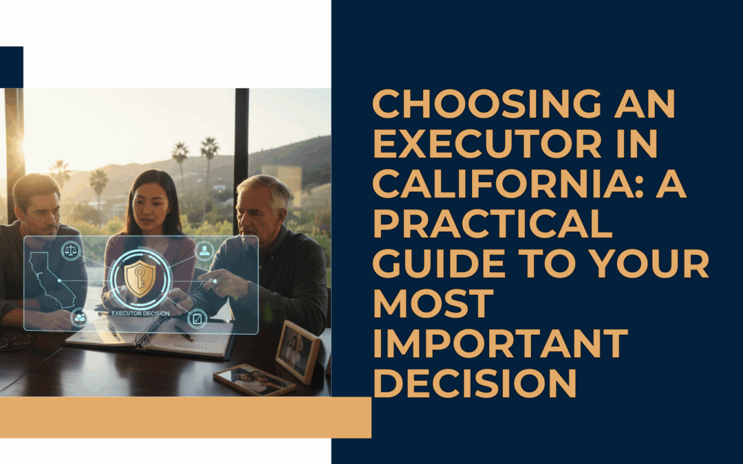 Choosing an Executor in California: A Practical Guide to Your Most Important Decision