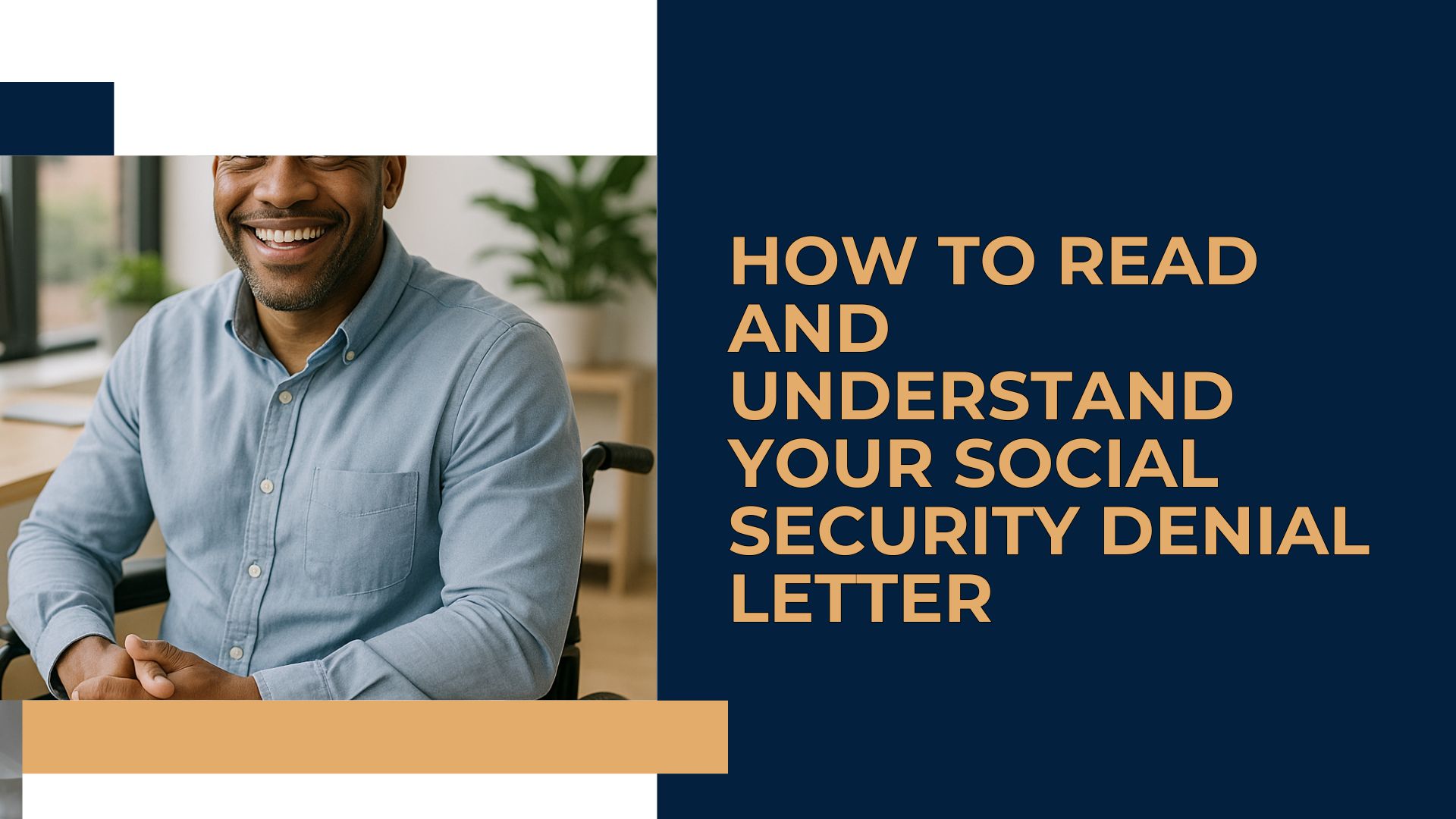 Understanding a Social Security Disability Denial Letter Worried individual reviews a Social Security disability denial letter, trying to understand the medical denial for SSDI reasons listed.