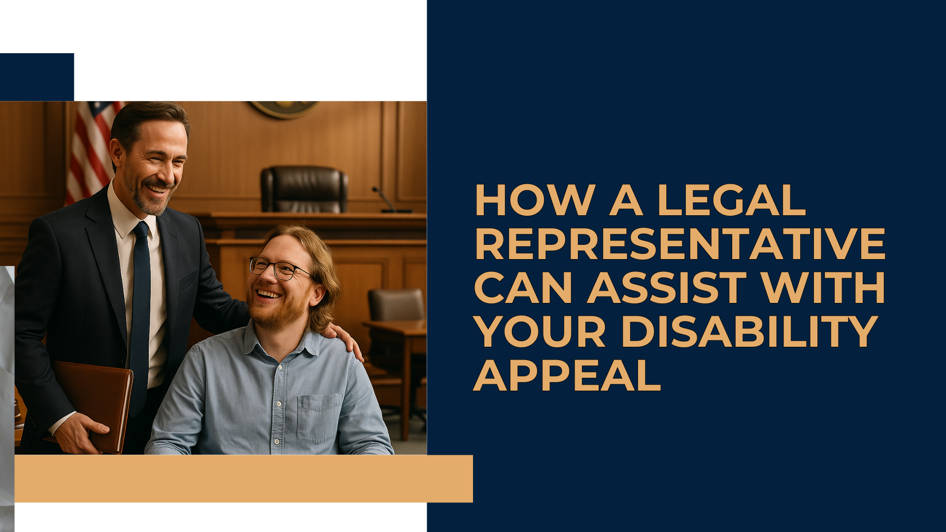 social-security-disability-appeal-denial-letter A person reviews a Social Security denial letter at a desk with a concerned expression, with a laptop and legal books nearby.