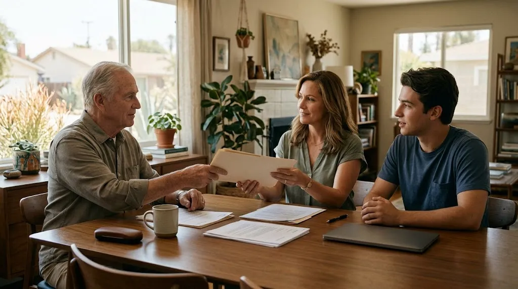 Family using the annual gift tax exclusion in California
