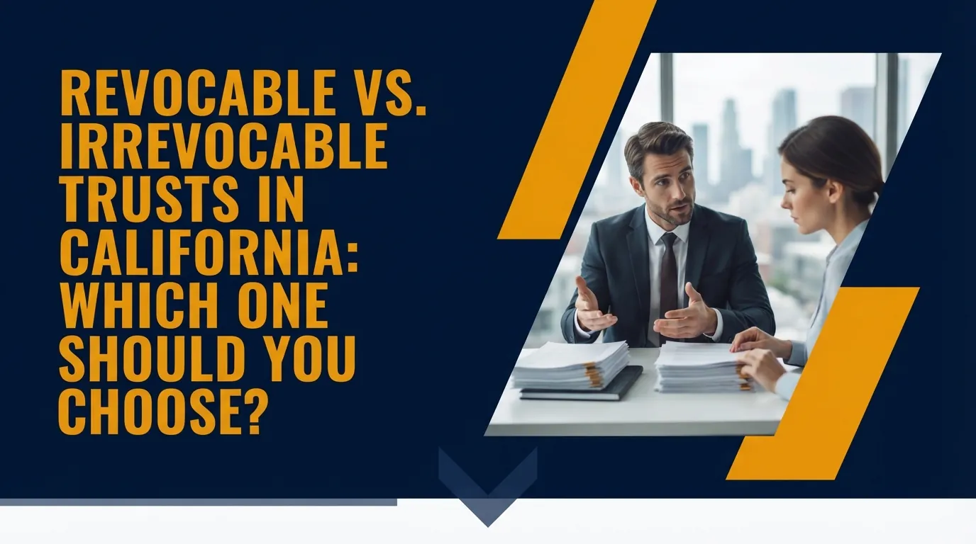 Revocable vs. irrevocable trusts in California: which one should you choose
