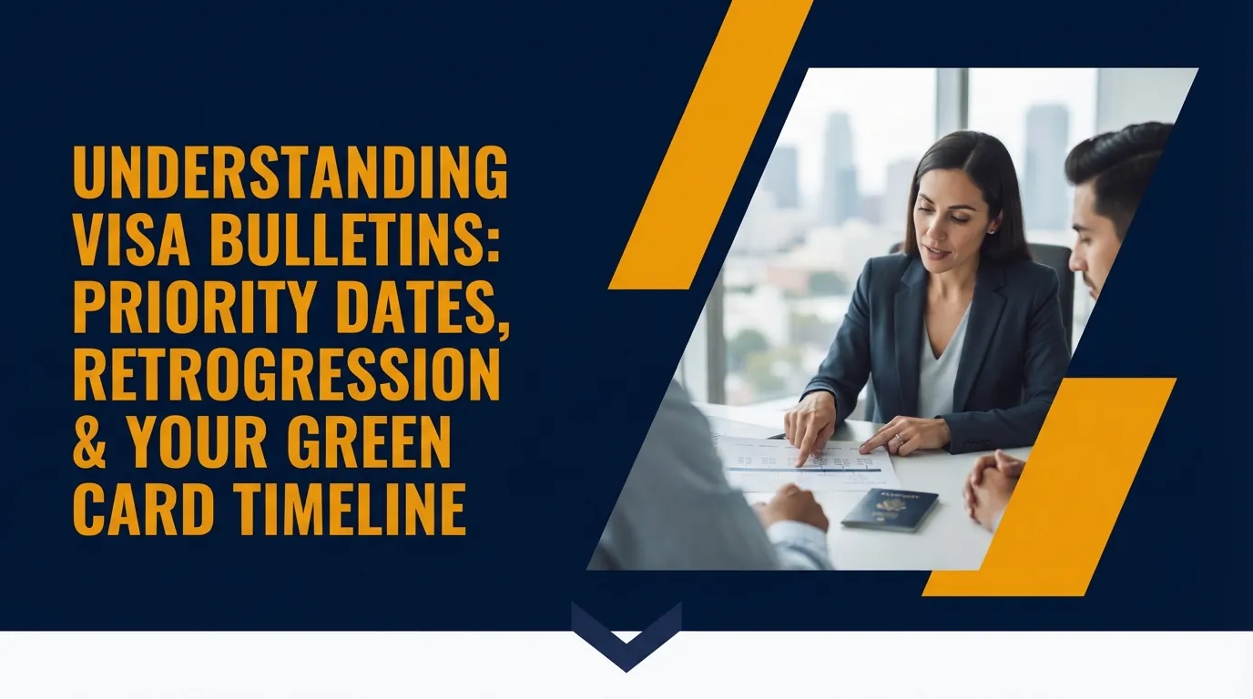 Understanding visa bulletins: priority dates, retrogression and your green card timeline