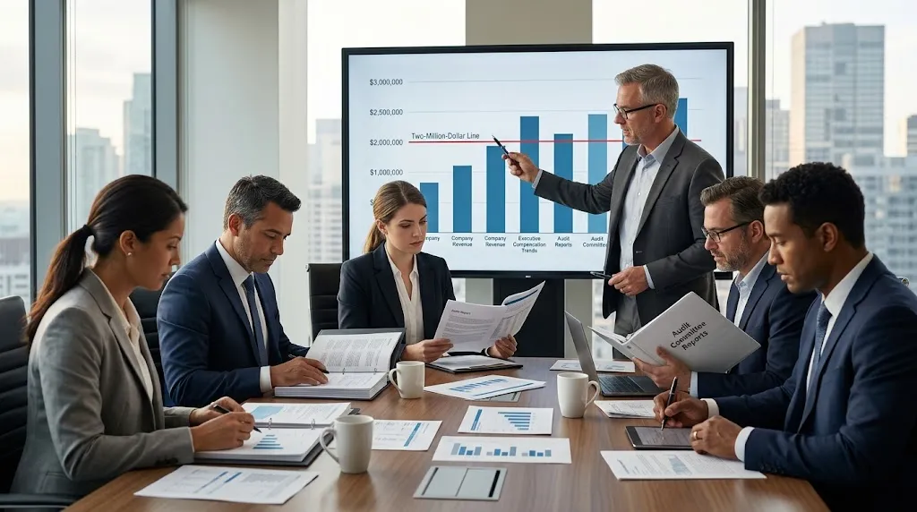 The Two-Million-Dollar Line: Audits, Audit Committees, and Executive Pay