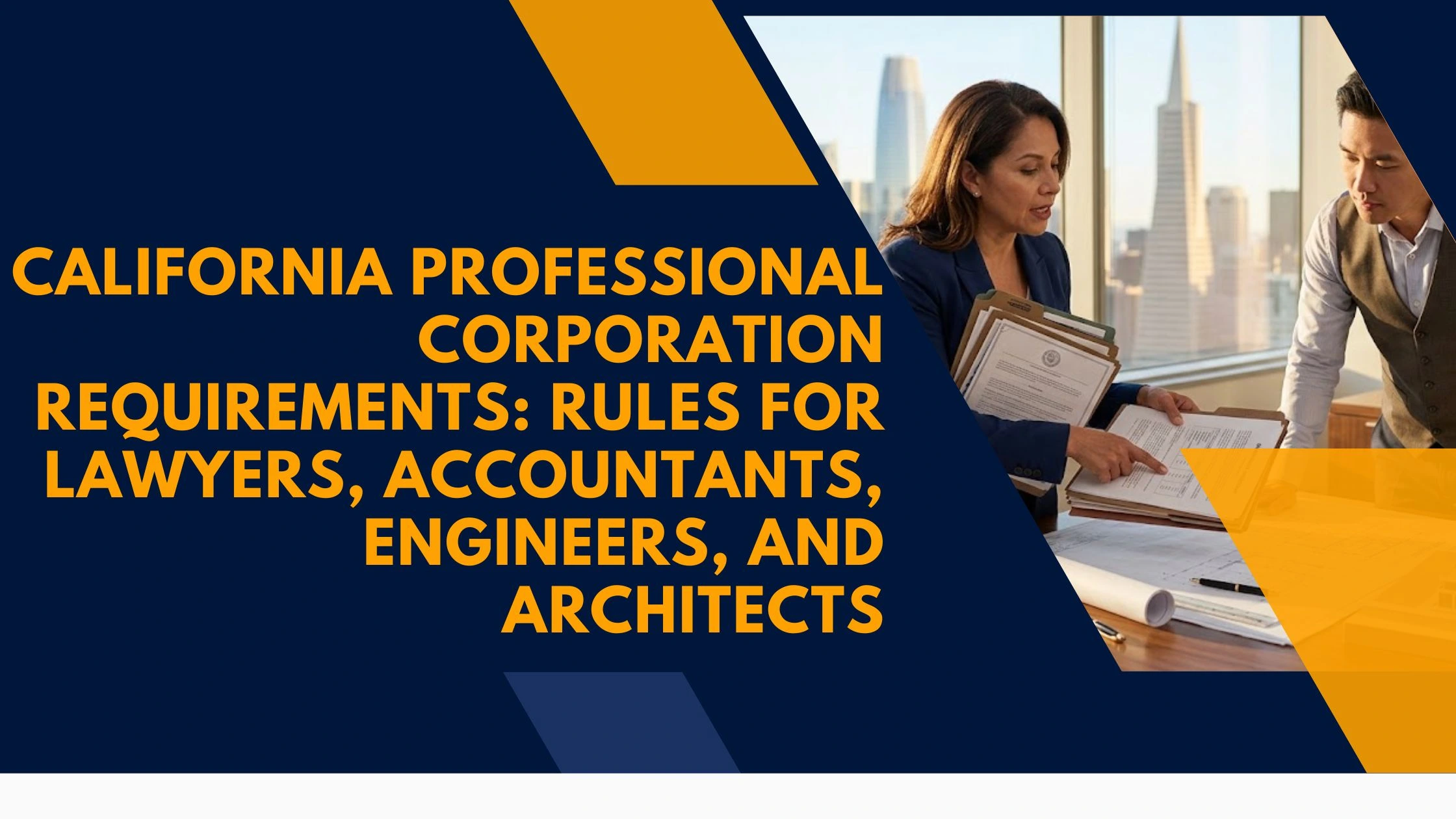 california professional corporation requirements