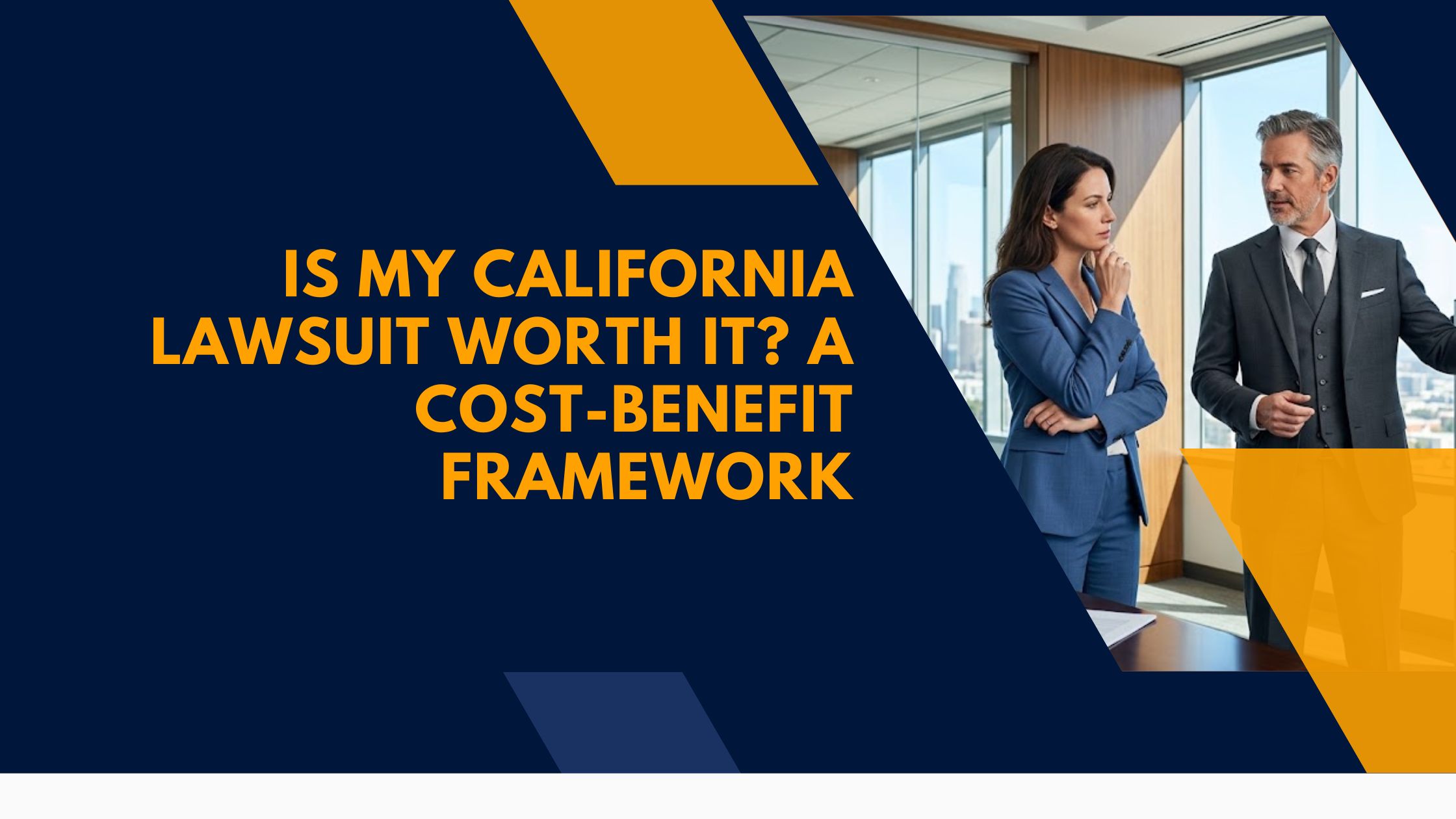 is my lawsuit worth it california