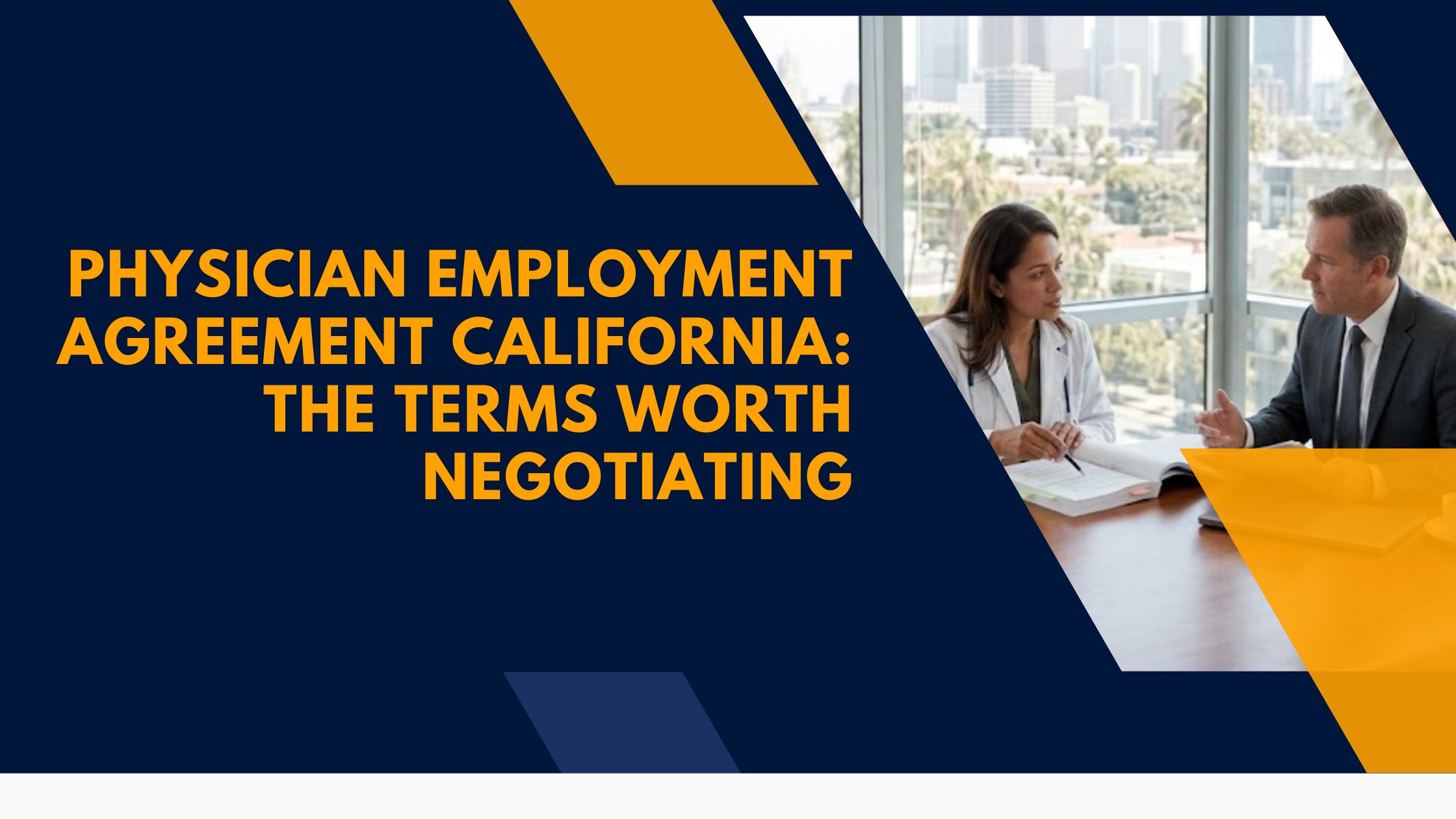 physician employment agreement california