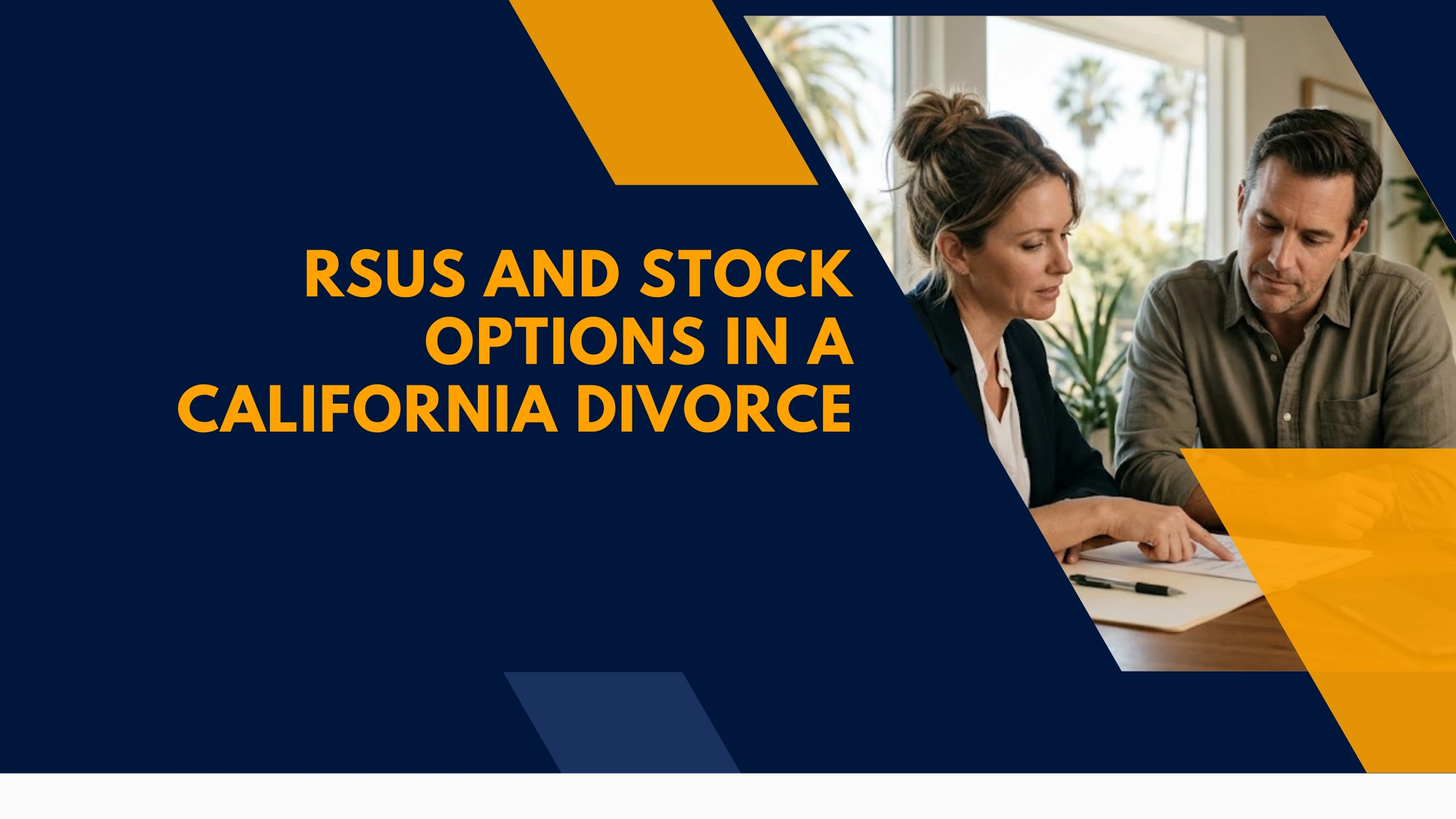 stock options divorce california