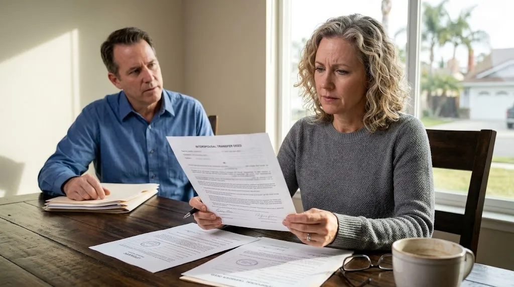 interspousal transfer deed california